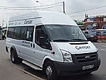 Бесплатный автобус Genser в пункт аренды автомобилей АрендаАвто-сск на Новорязанском шоссе